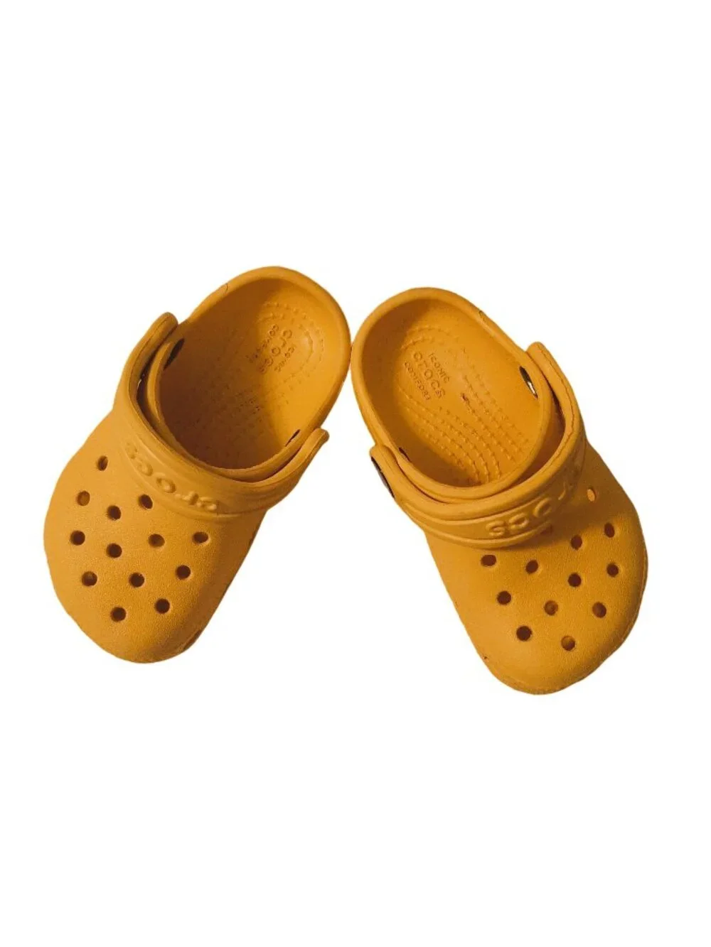 Toddler Yellow Crocs Classic Clogs- Size c6